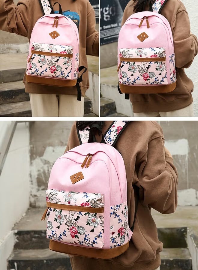 حقائب المدرسة للأطفال 3pcs مجموعة حقيبة الظهر,حقائب الظهر المدرسية للفتيات المراهقات حقائب الكتب المدرسية مجموعة حقيبة الغداء القلم الرصاص حالة السفر حقيبة النهار الخفيفة الوزن حقيبة المدرسة للأطفال,لطيف الطالب حقيبة الظهر مجموعة حقيبة المدرسة ذات القدرة الكبيرة الوظيفية للأطفال الفتيات - Image 2